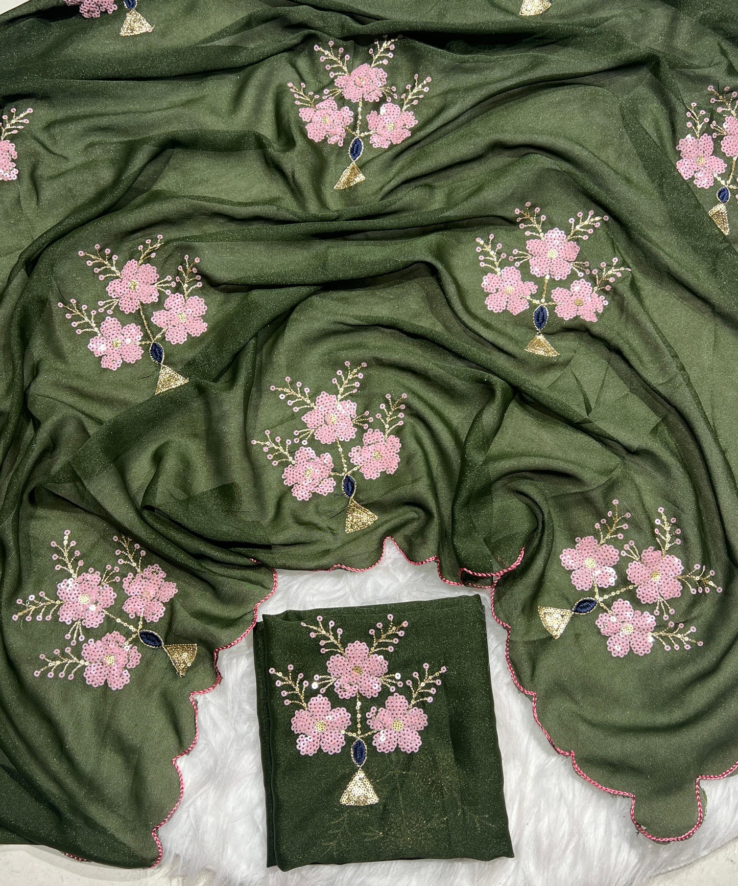 Remarkable Star Georgette Saree Collection Moksha Fashions