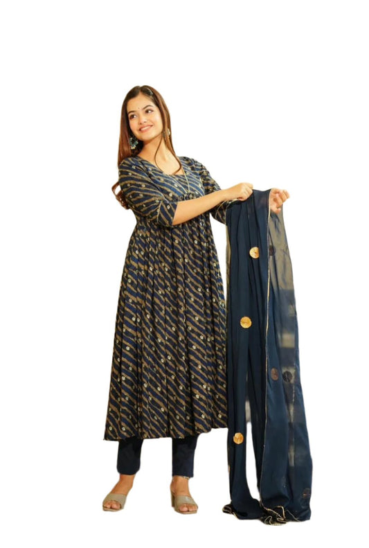 Lahariya Set Designed With Intricate Color Details Moksha Fashions