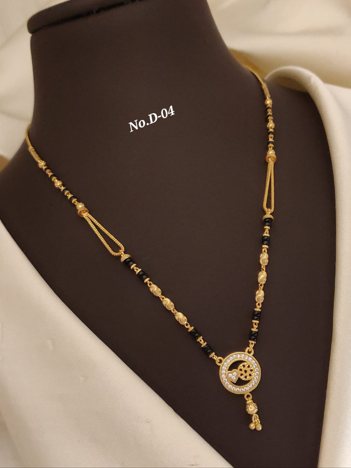 Luxurious gold-plated Mangalsutra