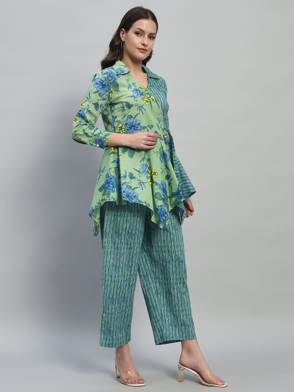 .Stylish Printed Cord sets Moksha Fashions