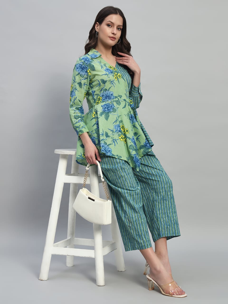 .Stylish Printed Cord sets Moksha Fashions