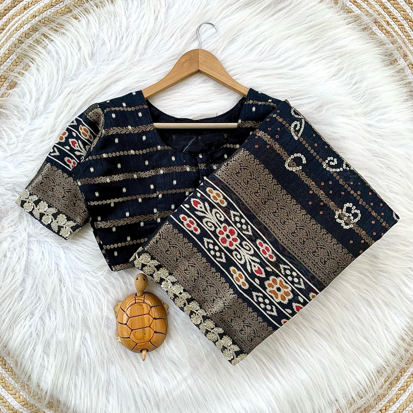 Sweet Candy Cotton Saree – Elegant Cotton Saree for Women | Perfect for Casual Occasions - Moksha Fashions