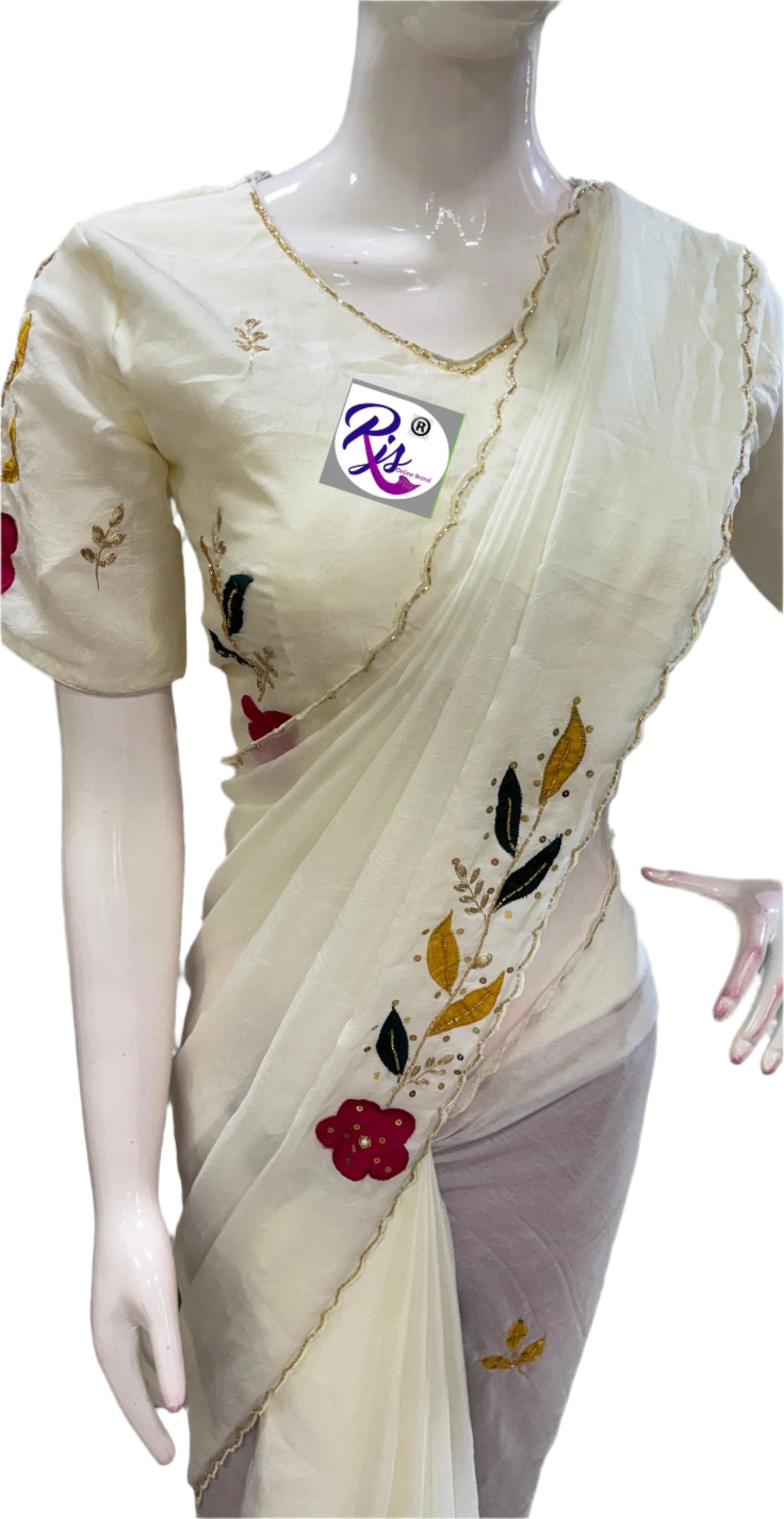Pure Cristal Crush Sarees Featuring Intricate Designs For A Touch Of Elegance And Charm Moksha Fashions
