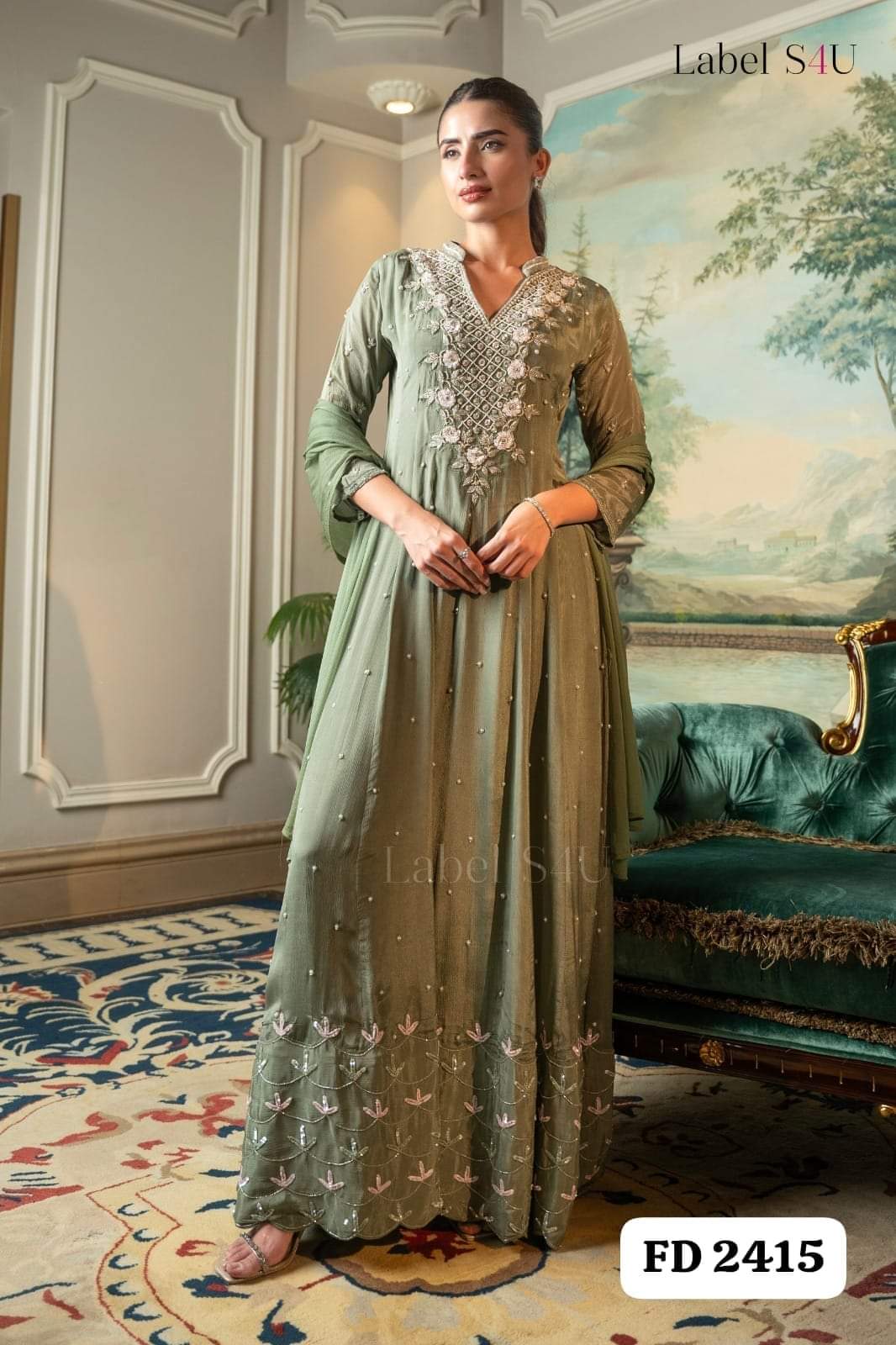 Elegant Party Gown Moksha Fashions