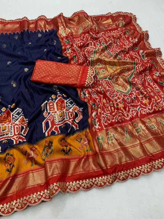 .Exclusive Trendy Silk Saree - Moksha Fashions
