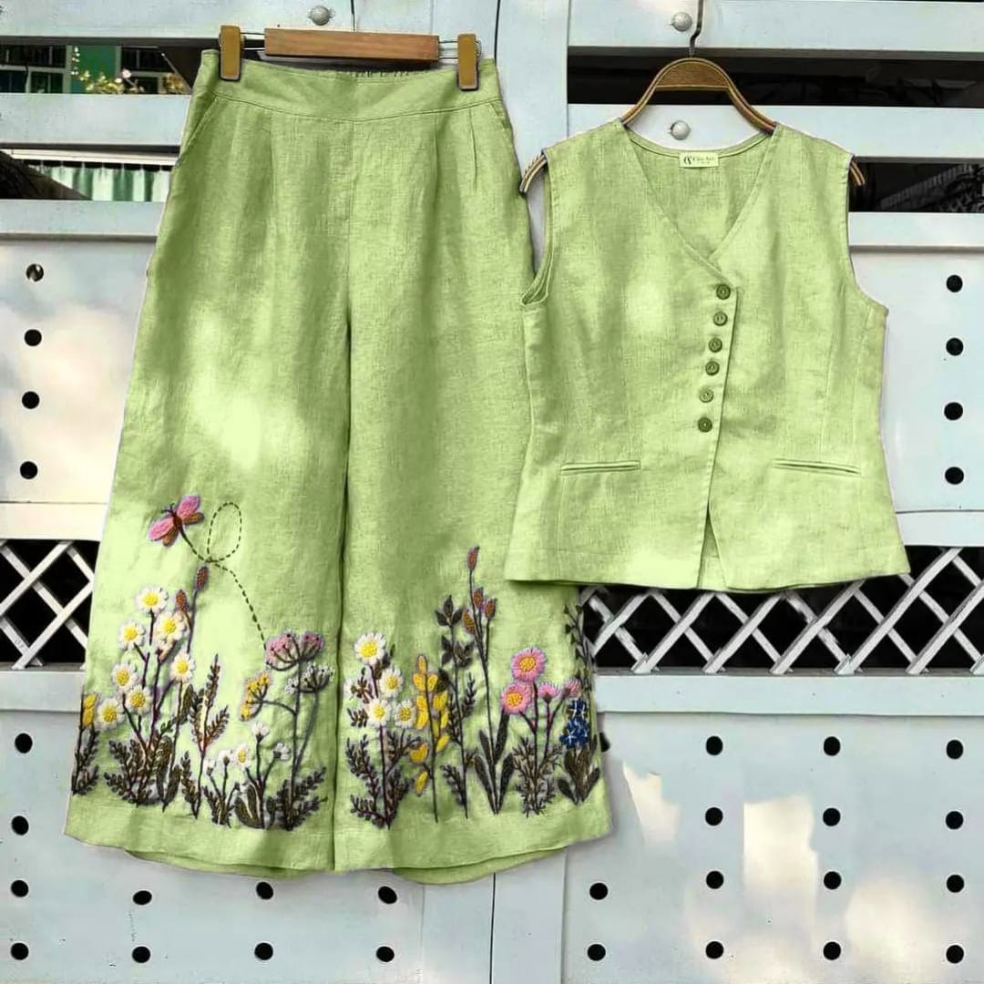 Beautiful Colors Embroidery Work Co-ord Sets Moksha Fashions