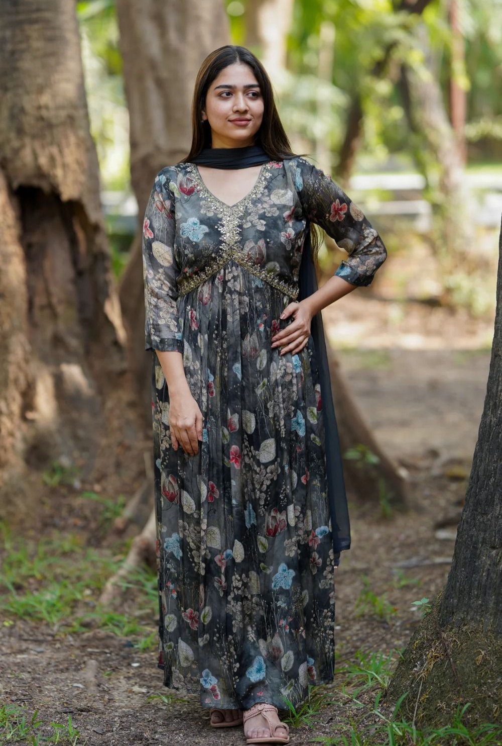 Alia Cut Kurti Dupatta Moksha Fashions