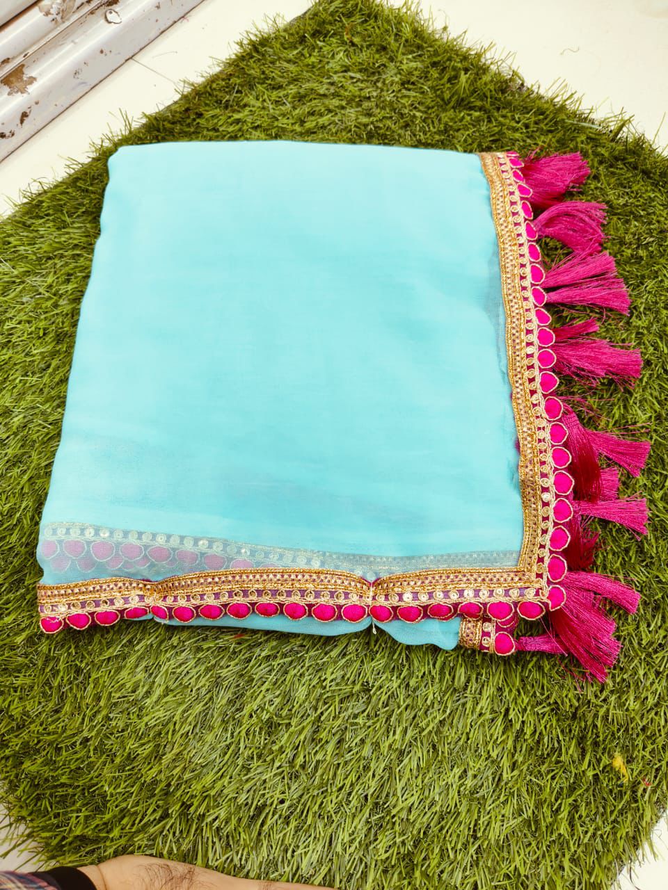 Georgette Saree Moksha Fashions
