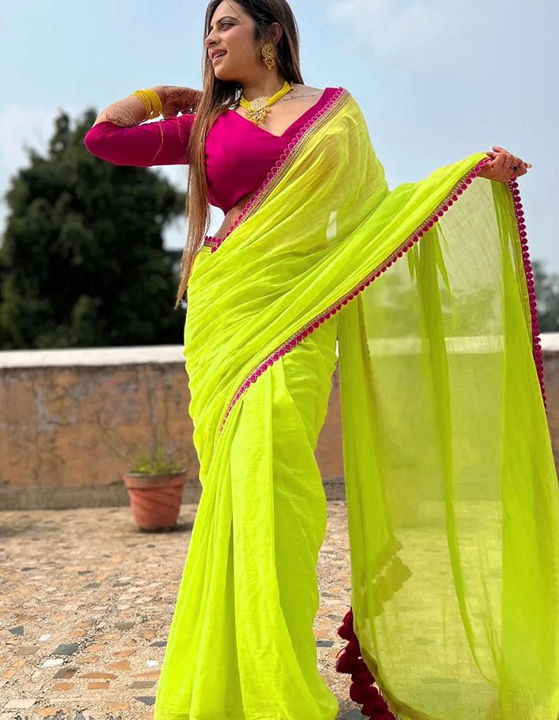 Georgette Saree Moksha Fashions