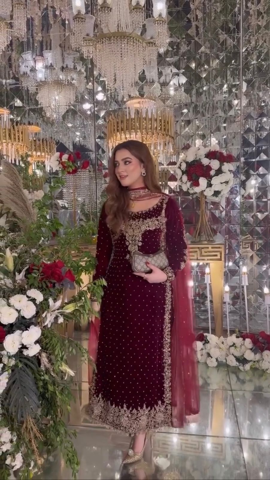 .Viscose Velvet Designer Suit Moksha Fashions