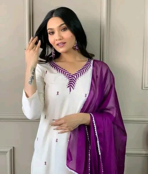 Kurta Bottom Dupatta Set - Moksha Fashions