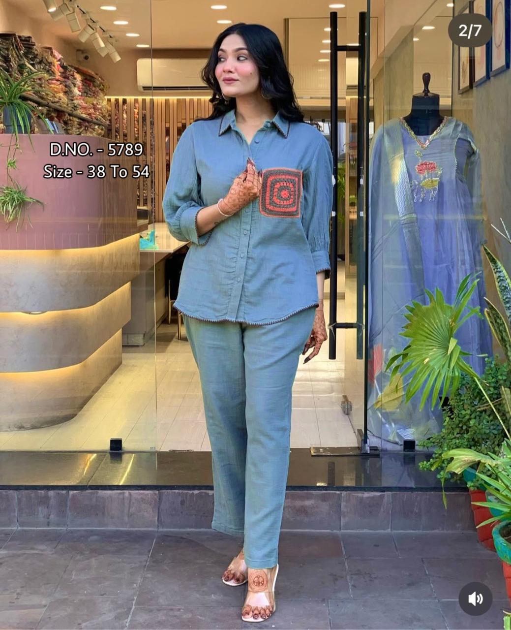 .Co-ord Set -Cotton