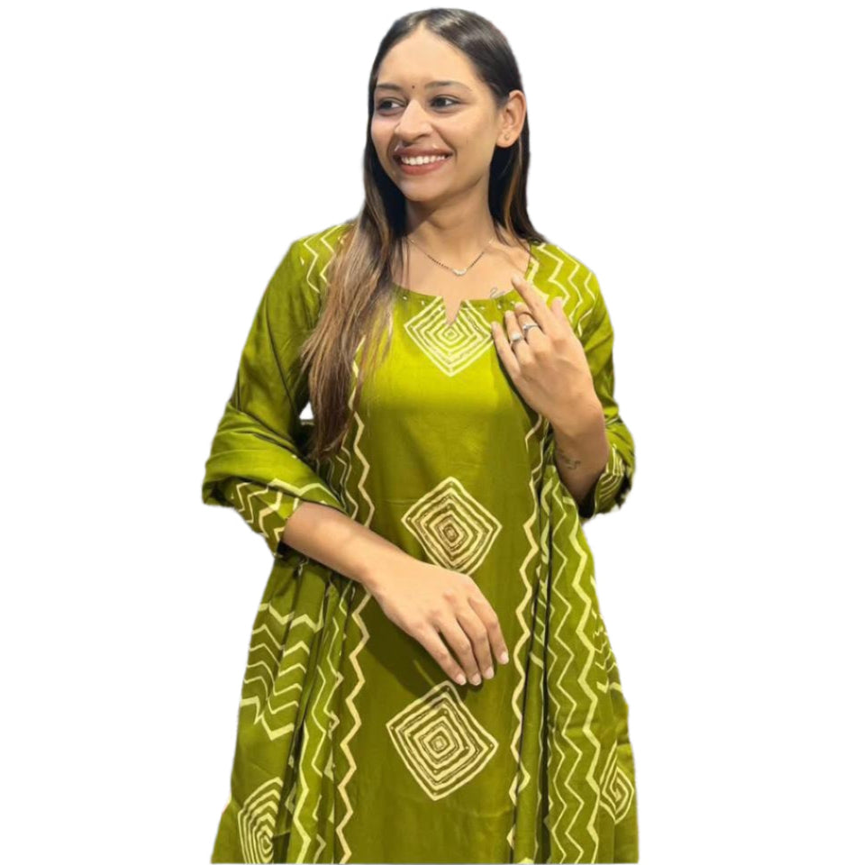 Women’s Cotton Kurti Pant – Fashionable Cotton Kurti and Pants Set for Casual & Work Wear - Moksha Fashions