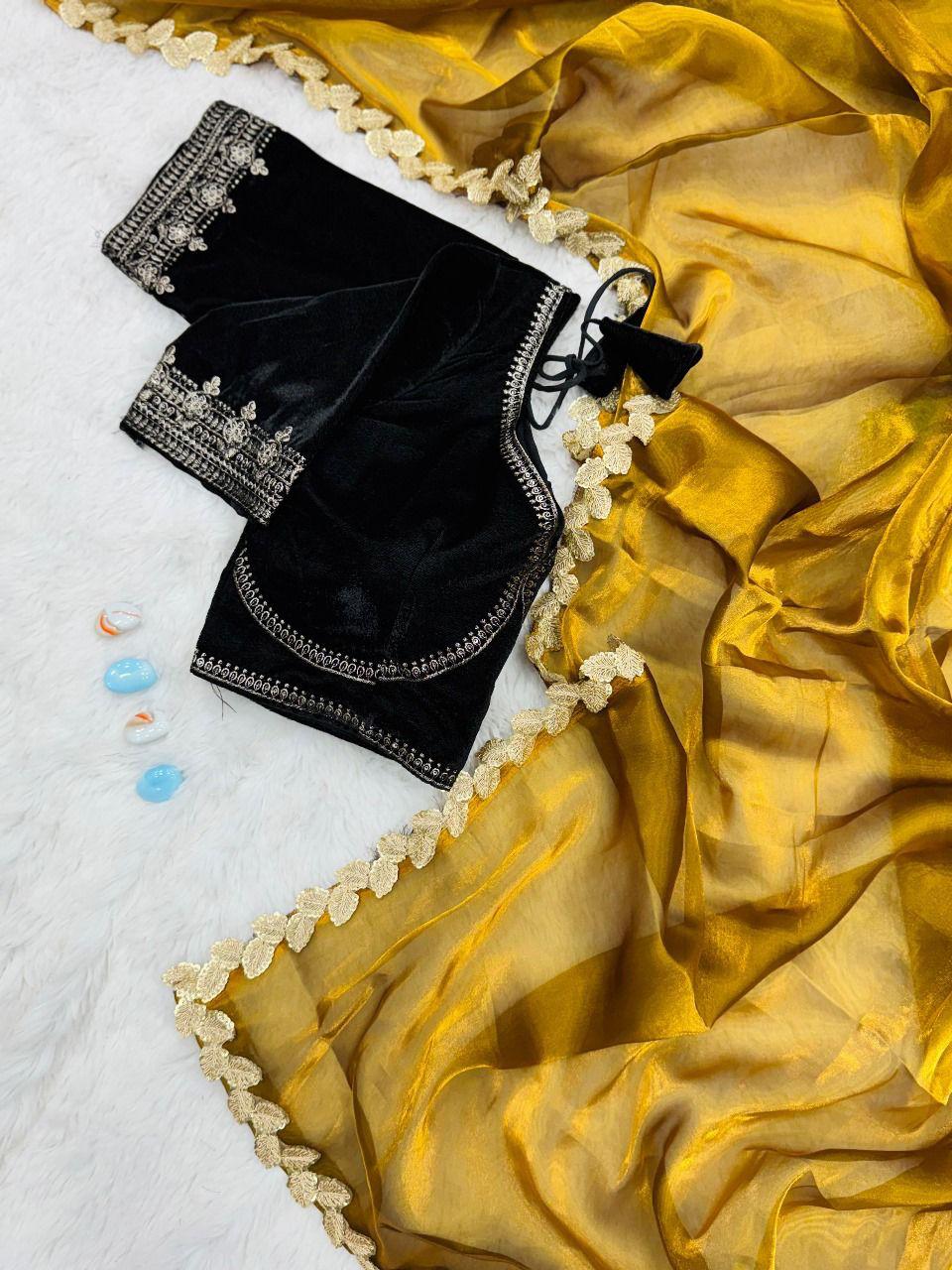 .Jimichu Trendy Saree - Moksha Fashions