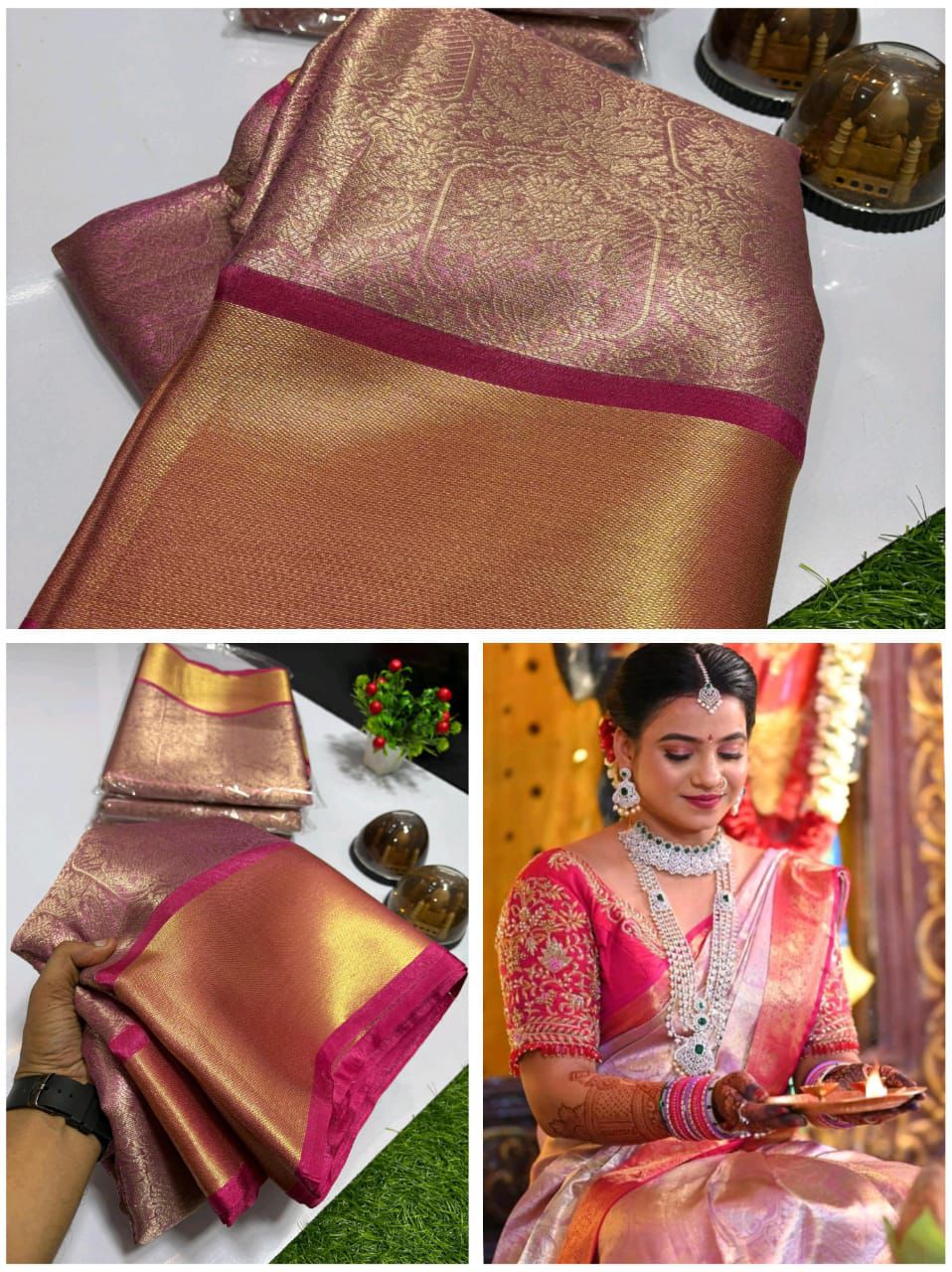 Soft Tissue Saree - Moksha Fashions