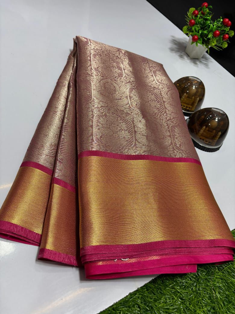 Soft Tissue Saree - Moksha Fashions