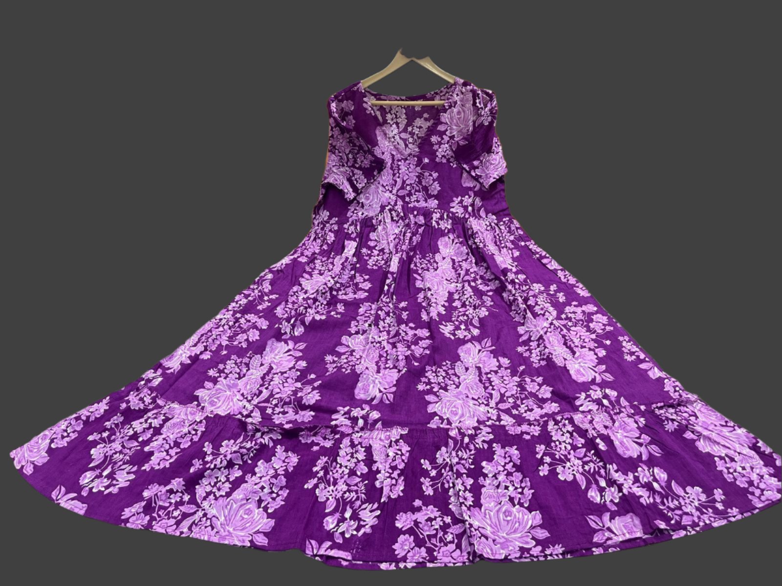 Summer Special Frilled Cotton Middi Dress Moksha Fashions