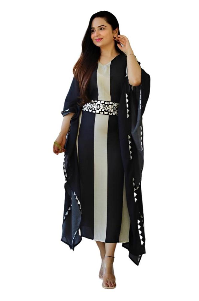 Modish Fashionable Embroidery kaftan Moksha Fashions