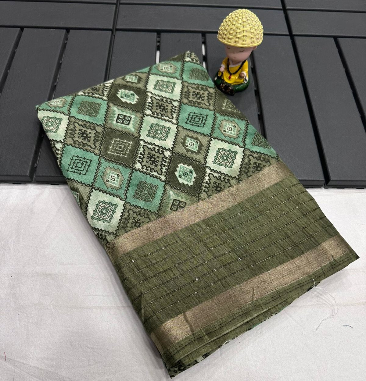 Sequence Border Soft Dola Silk Sarees/ Attractive Colors Moksha Fashions