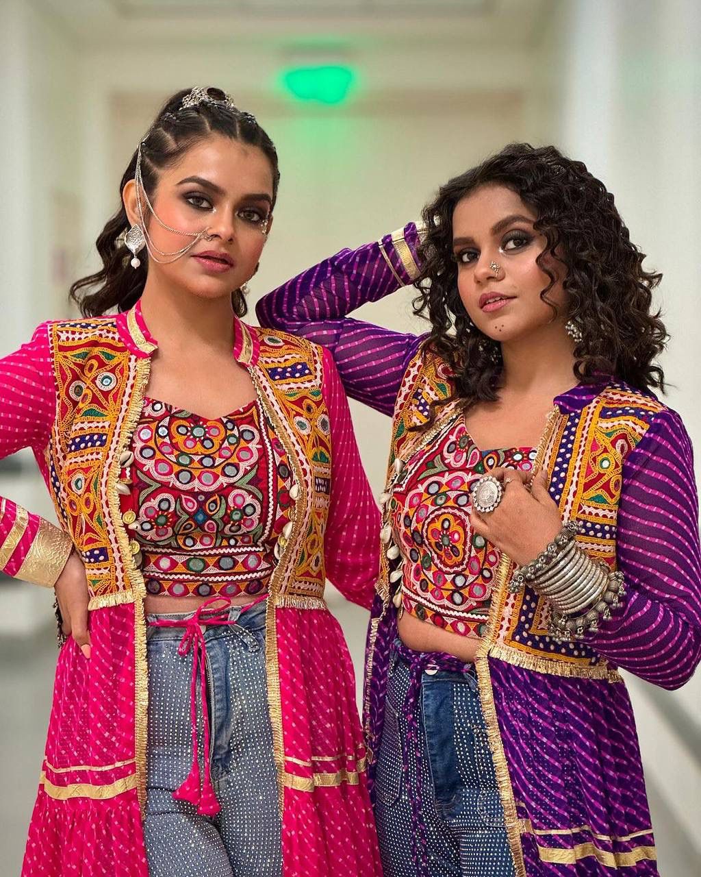 Catchy & Trending Navratri Special Shrug And Blouse Moksha Fashions