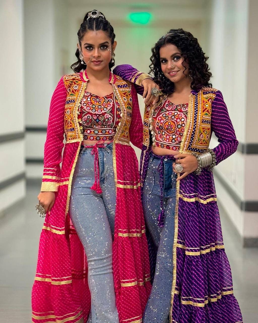 Catchy & Trending Navratri Special Shrug And Blouse Moksha Fashions