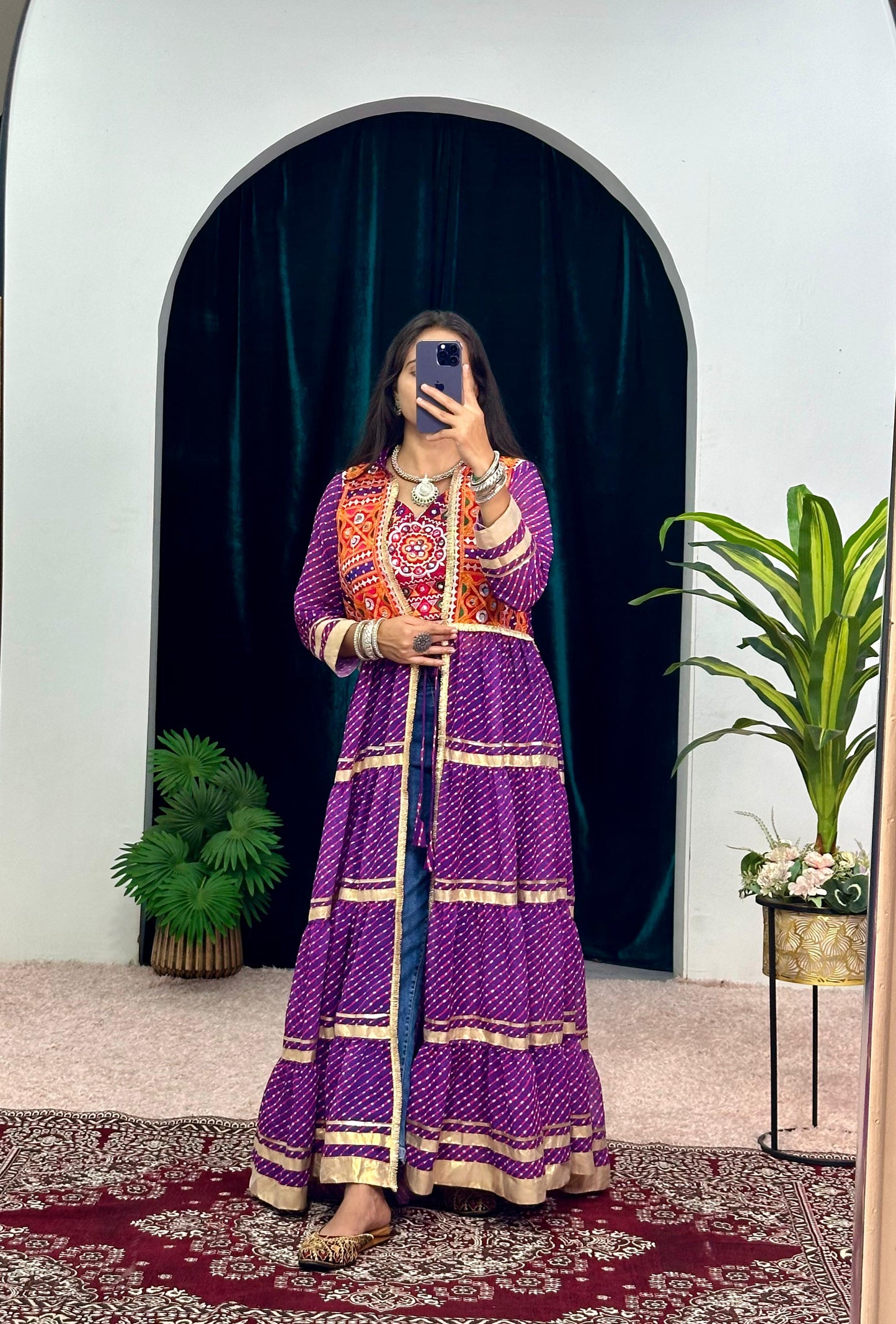 Catchy & Trending Navratri Special Shrug And Blouse Moksha Fashions