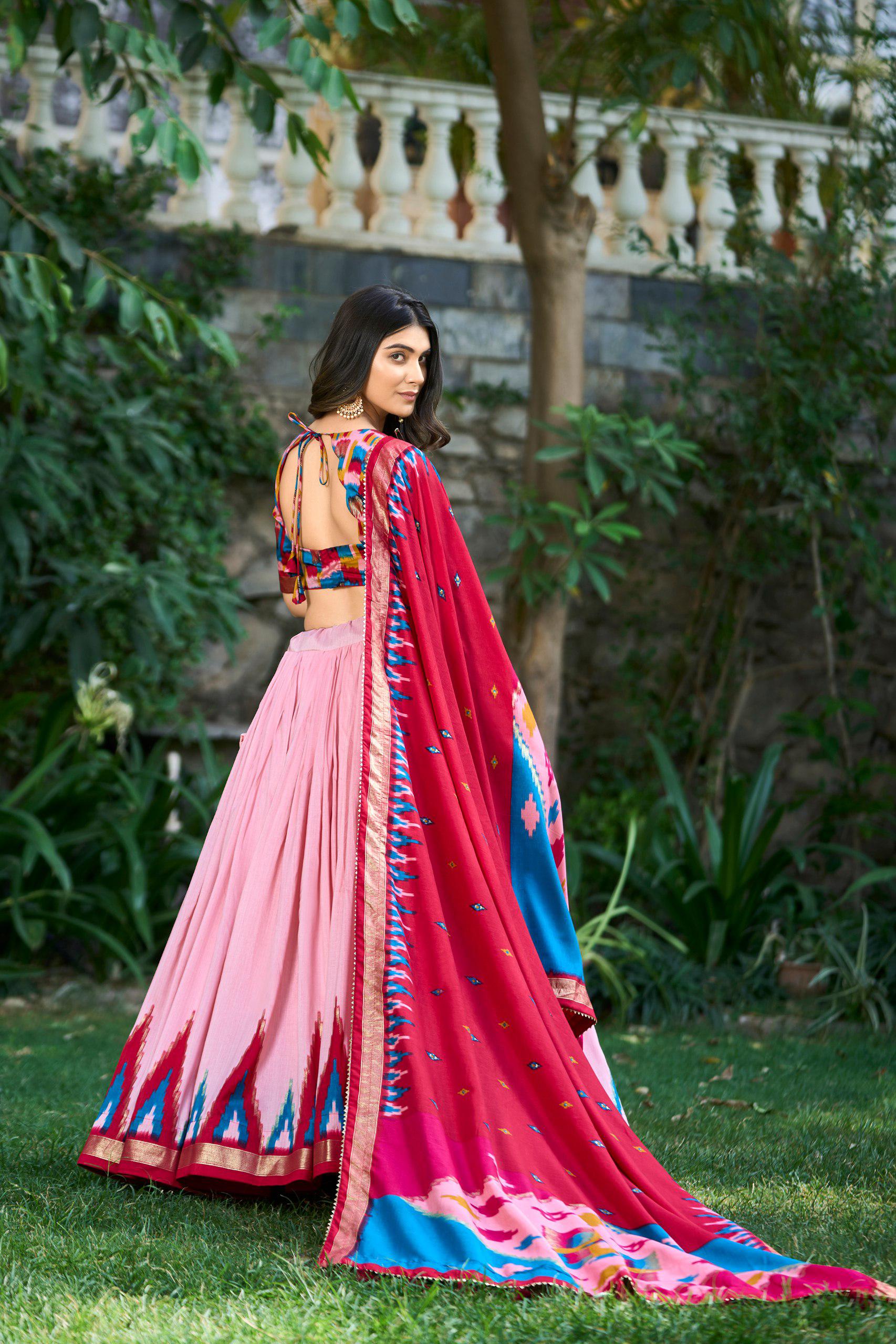 Luxurious Tussar Silk Lehenga Moksha Fashions