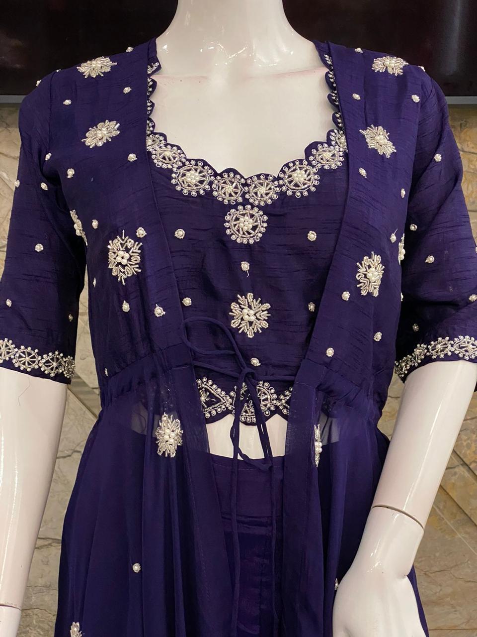 Appealing Indo Western Party Wear Moksha Fashions