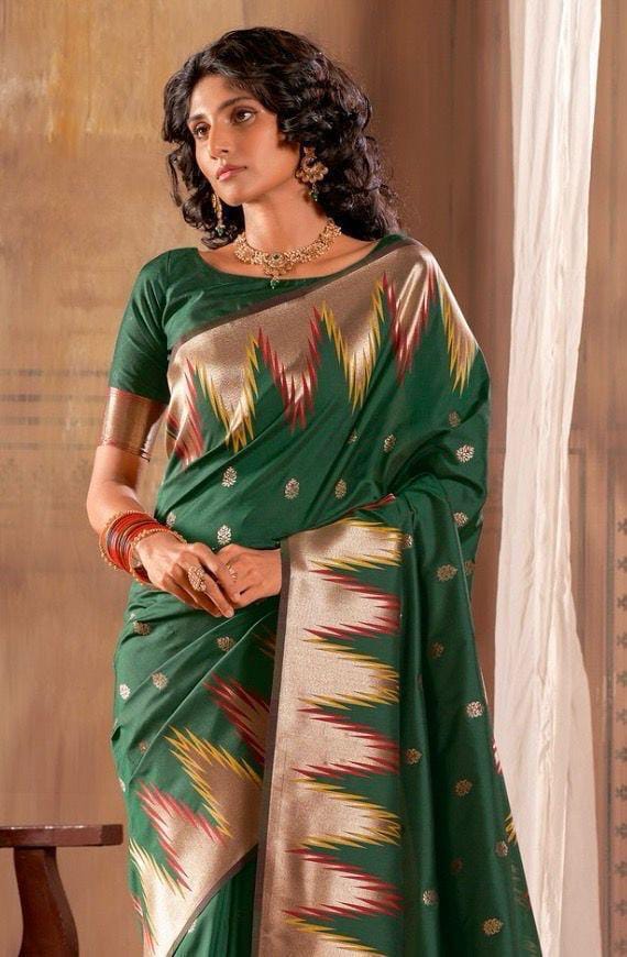 Alluring Superhit Pure Silk Sarees Moksha Fashions