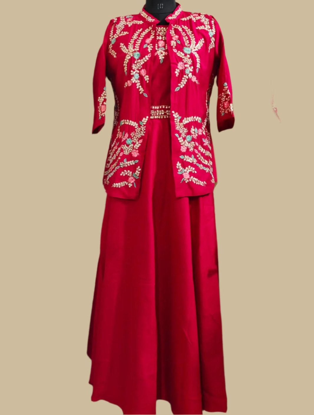 Muslin Boutique Style Party Gown Moksha Fashions
