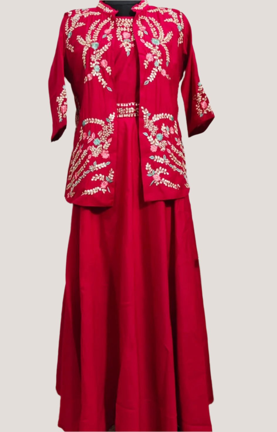 Muslin Boutique Style Party Gown Moksha Fashions