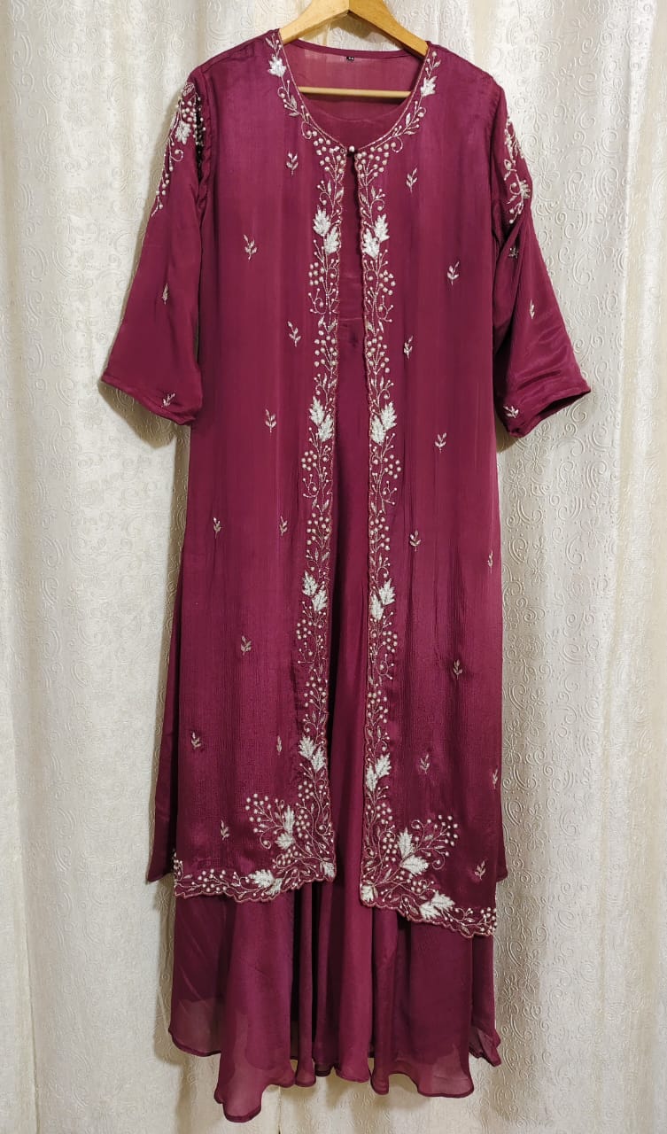 Boutique Piece Indo Western Unique Gown Moksha Fashions