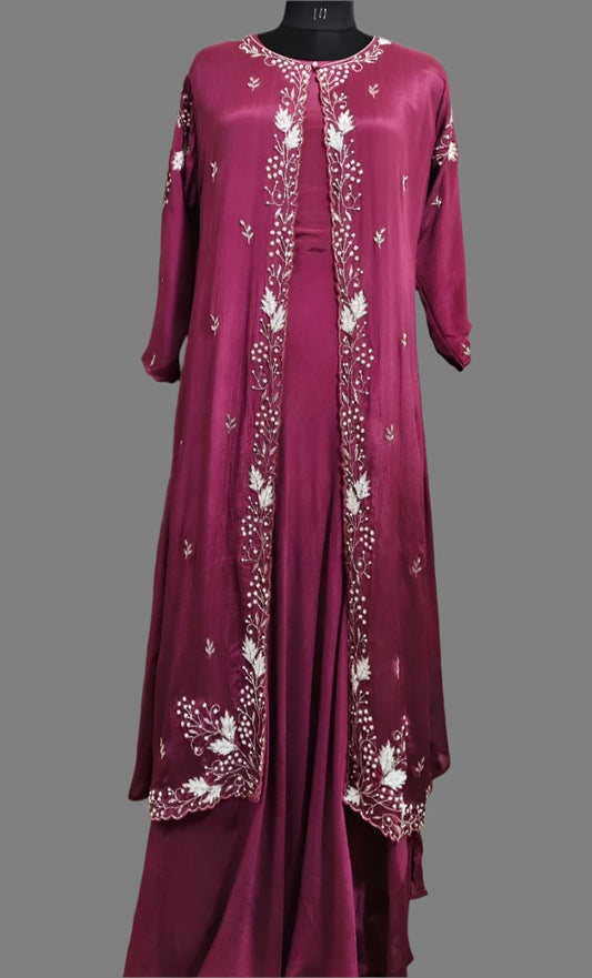 Boutique Piece Indo Western Unique Gown Moksha Fashions