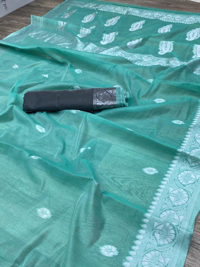 Add Sophistication To Your Wardrobe With Cotton Silk Saree Moksha Fashions