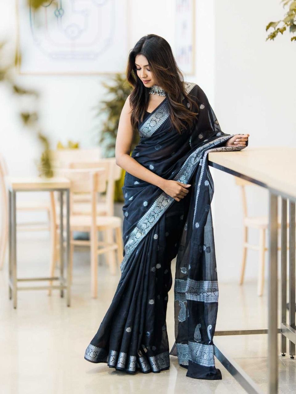 Indulge In Sheer Luxury With Cotton Silk Saree Moksha Fashions