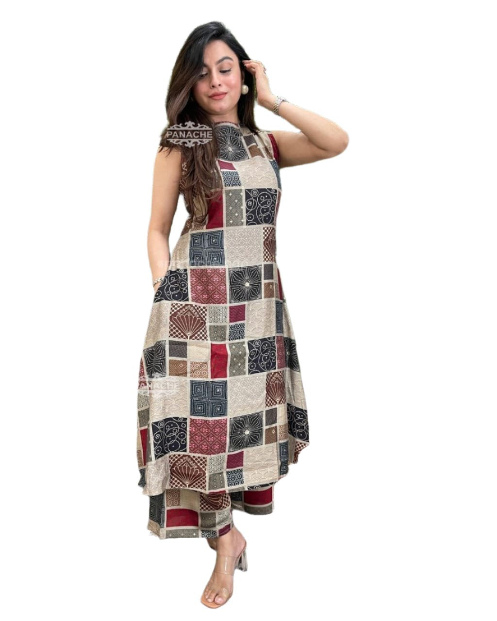 Floral palazzo outfit Moksha Fashions