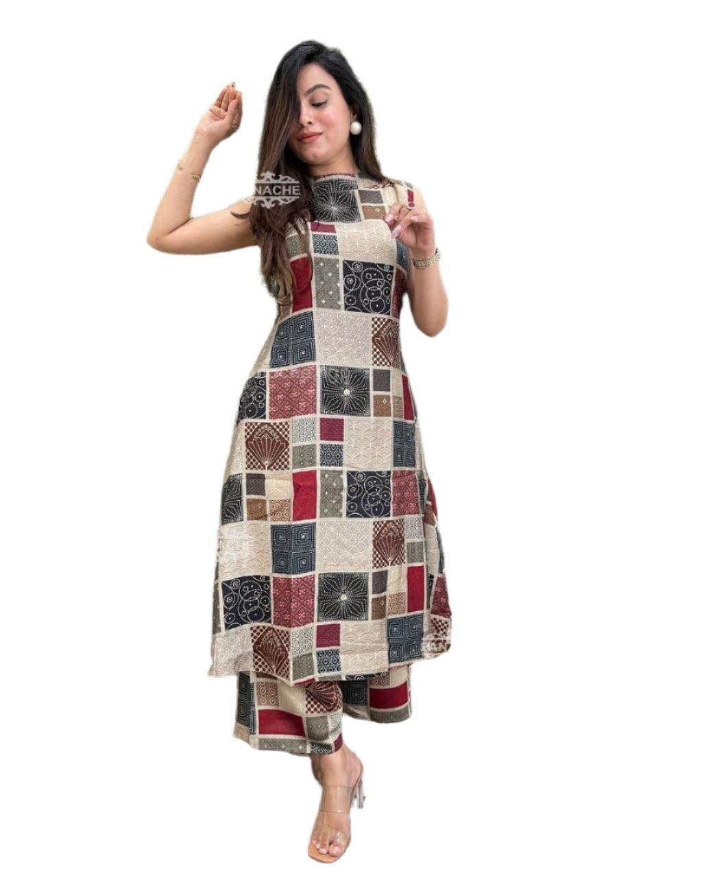 Floral palazzo outfit Moksha Fashions