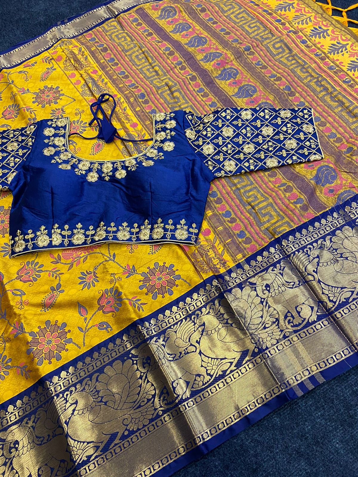 Stand out in style With This Beautiful Saree With Intricate Design Moksha Fashions