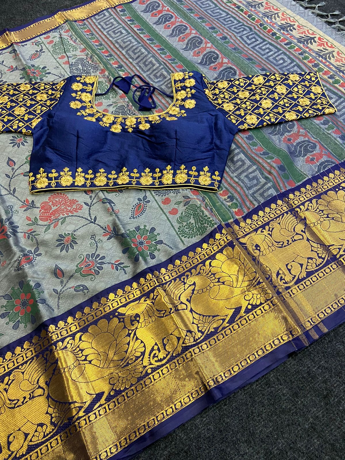 Stand out in style With This Beautiful Saree With Intricate Design Moksha Fashions