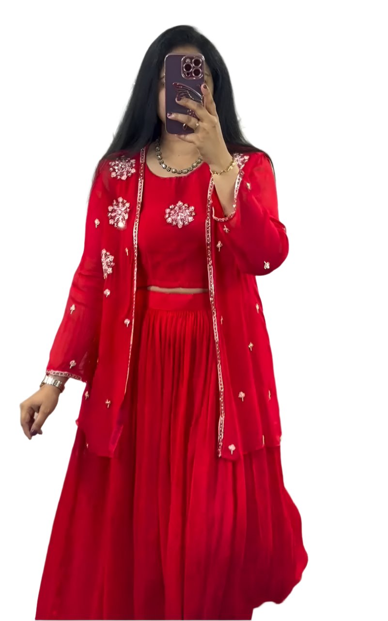 Fashionable Shrug With A Crop Top Design Is Perfect For Any Occasion Moksha Fashions
