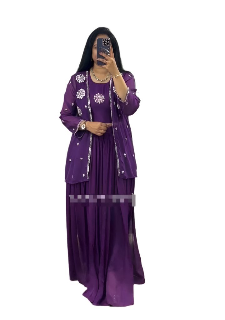 Fashionable Shrug With A Crop Top Design Is Perfect For Any Occasion Moksha Fashions