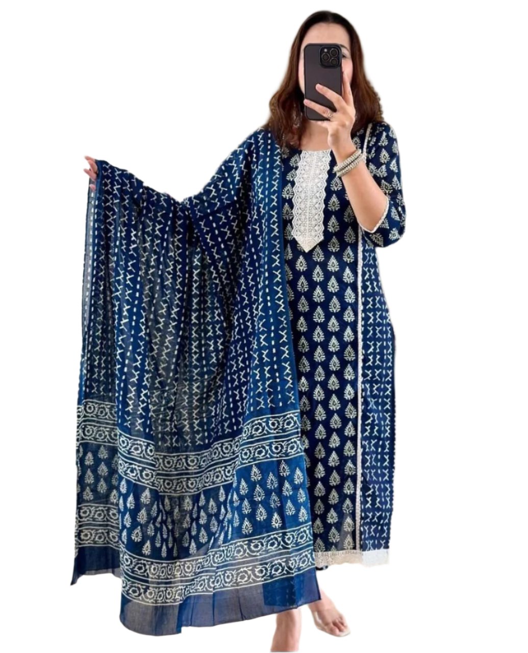Enhance Your Look With Our Cotton Set Moksha Fashions