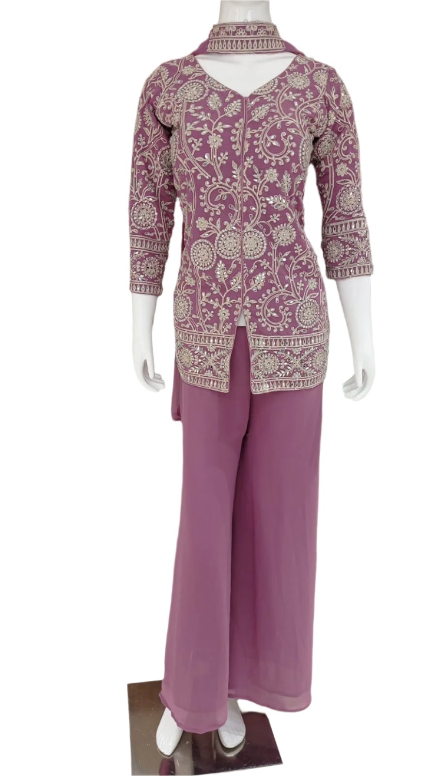 Sharara Suit With Crafted Details And High-Quality Materials Make A Luxurious & Elegant Choice Moksha Fashions