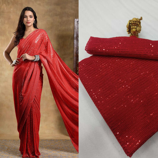 Eye-Catching Design Is Adorned With Dazzling Sequins Moksha Fashions