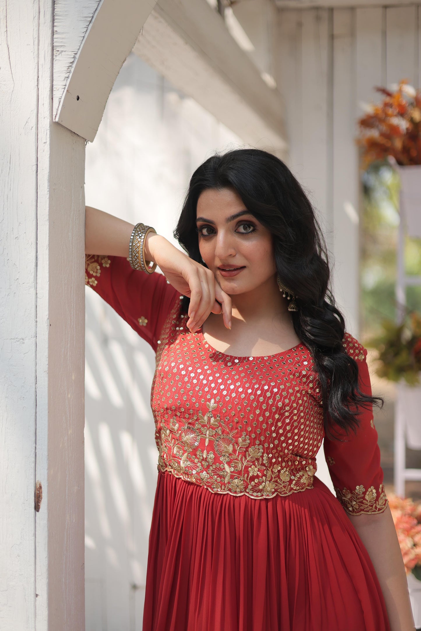 .Premium Designer Readymade Gown Collections Moksha Fashions