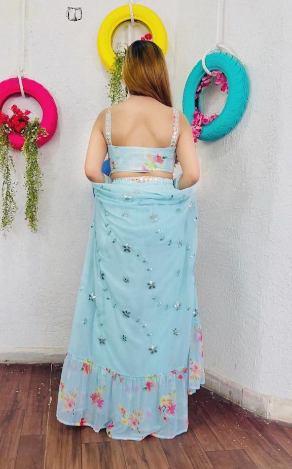.Glamorous Sarong Dress (Wedding Collection) Moksha Fashions