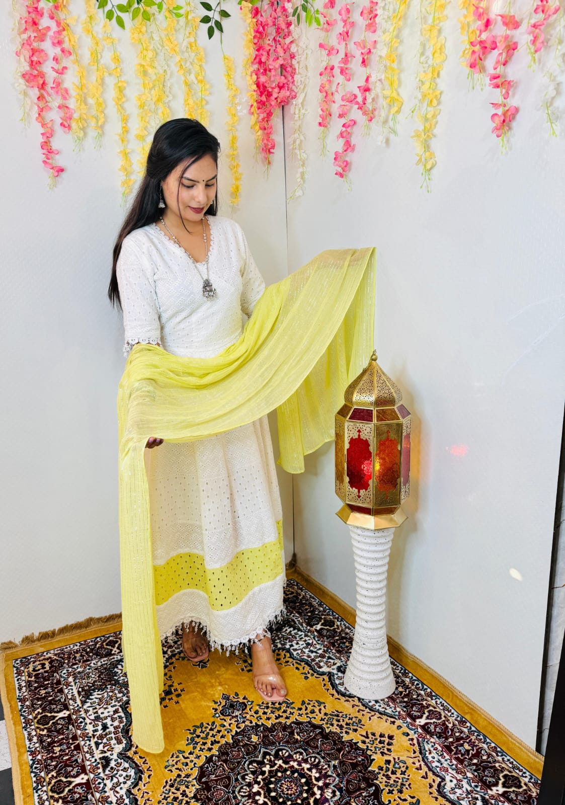 .2 Piece Chikankari Work Suit Moksha Fashions