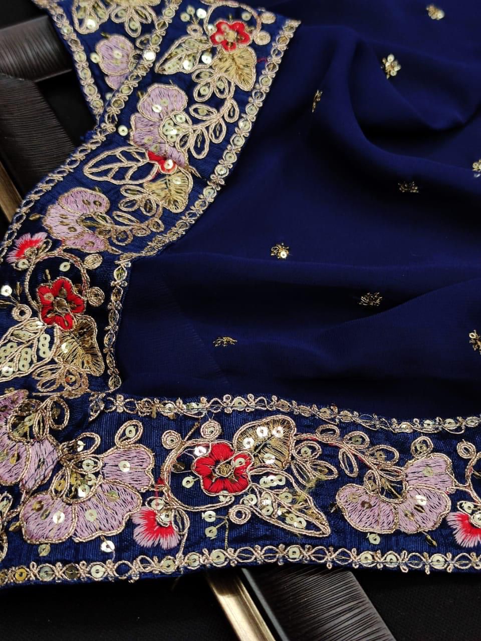 Luxury Designer Saree - Elegant Indian Saree for Weddings, Parties & Special Occasions Moksha Fashions