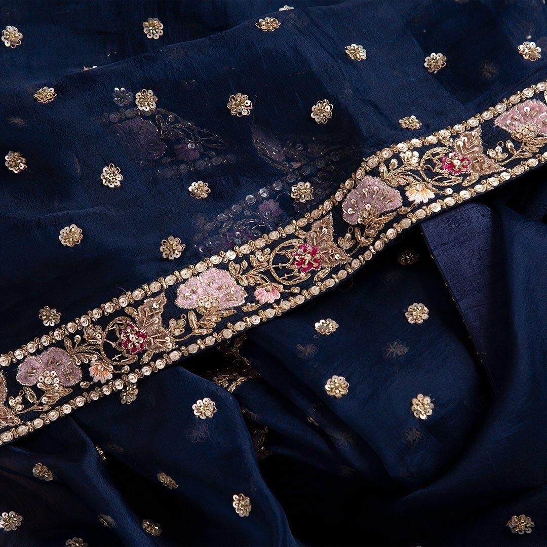Luxury Designer Saree - Elegant Indian Saree for Weddings, Parties & Special Occasions Moksha Fashions