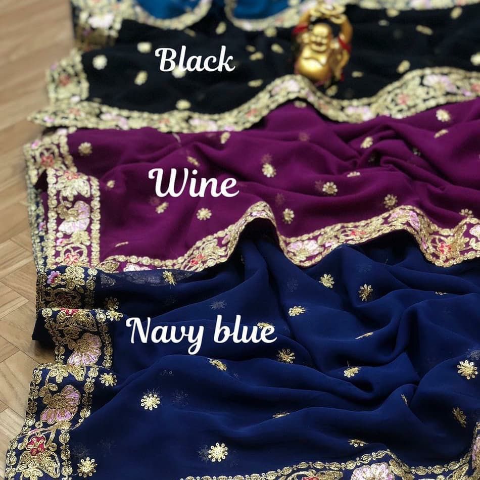 Luxury Designer Saree - Elegant Indian Saree for Weddings, Parties & Special Occasions Moksha Fashions